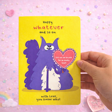 Happy Occassion With Cat Greeting Card