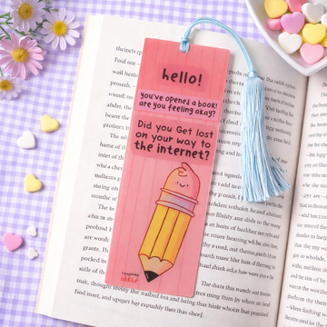 Distracted Reader Bookmark