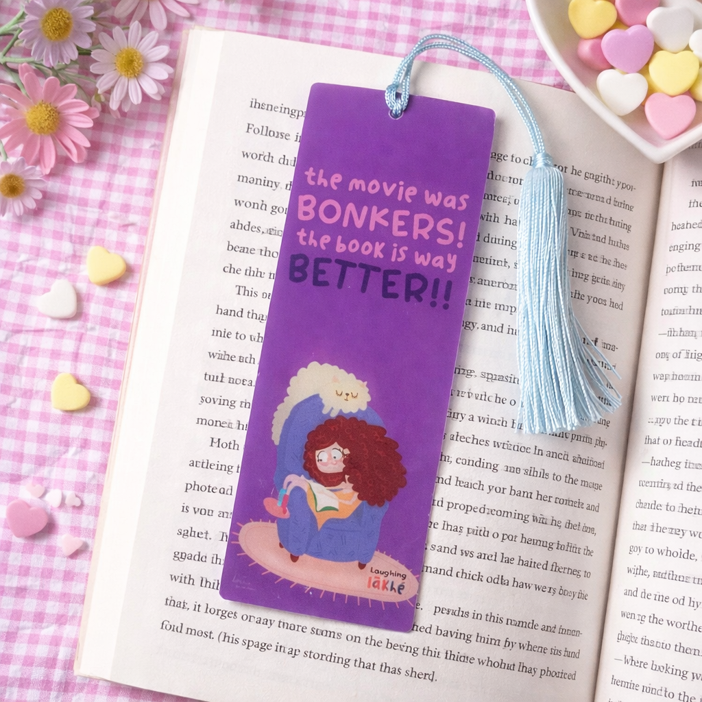 The Book Was Better Bookmark