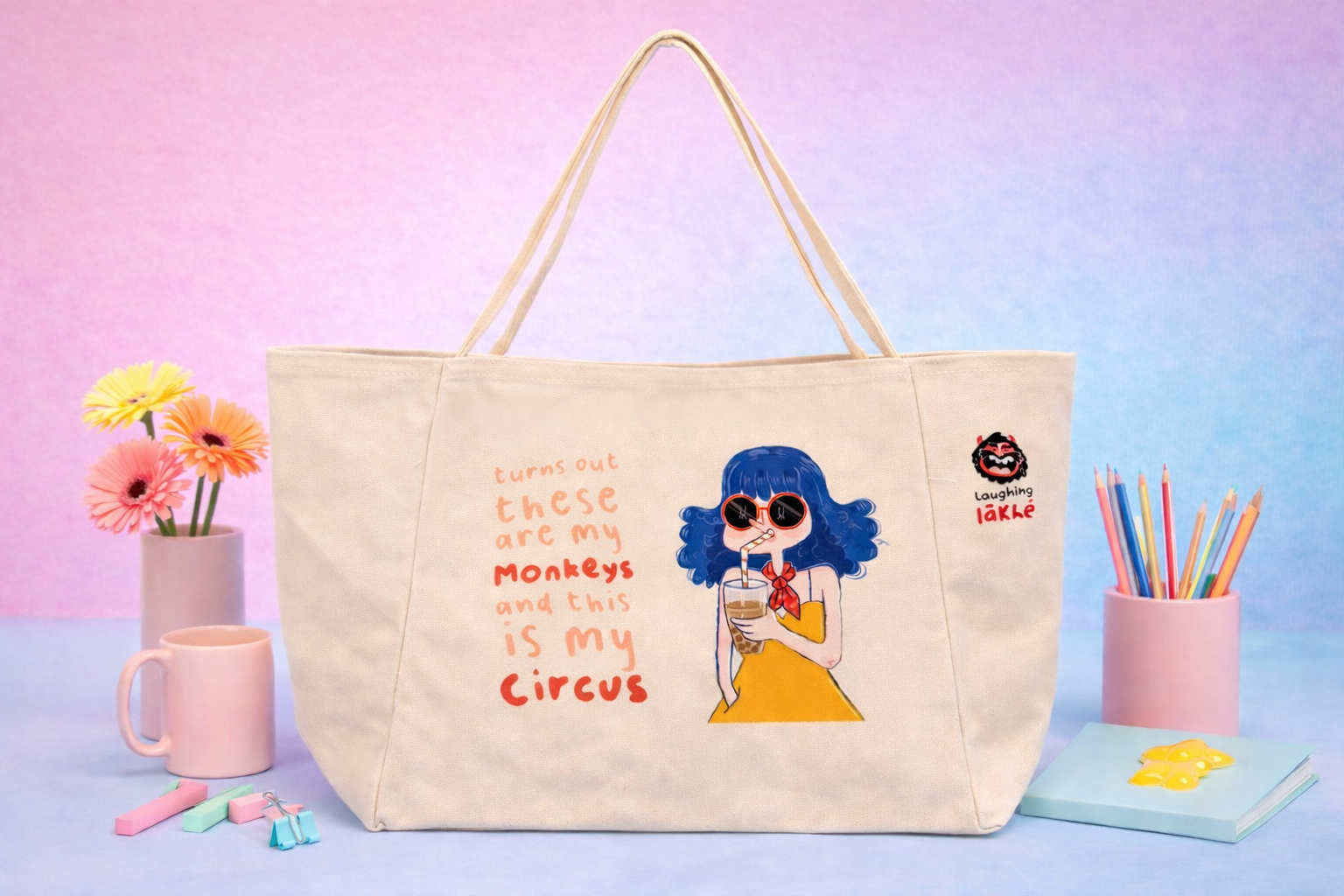 The “My Monkeys, My Circus” Tote Bag