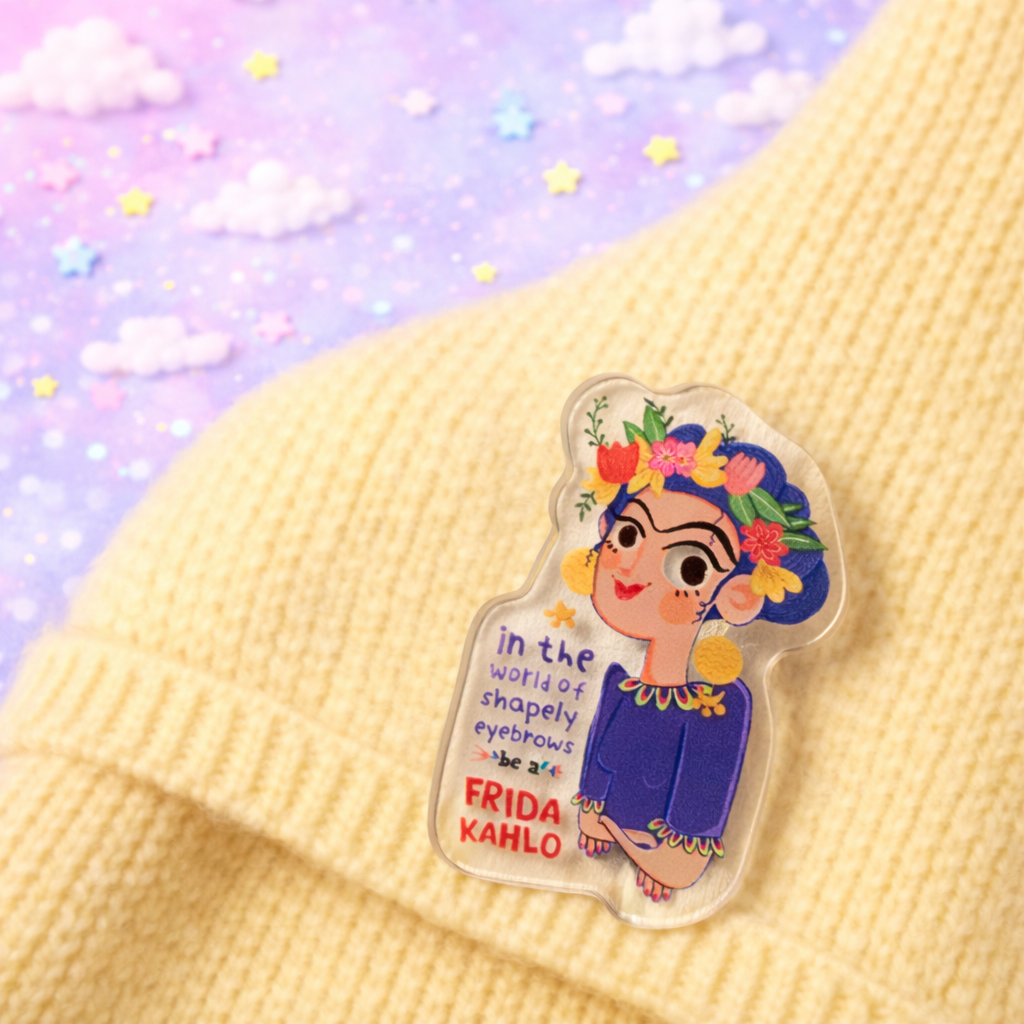 Frieda Kahlo Acrylic Pin