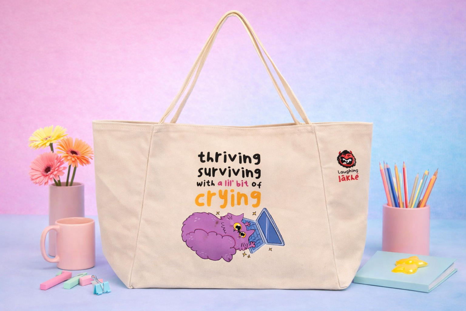 The Thriving (Mostly) Tote Bag