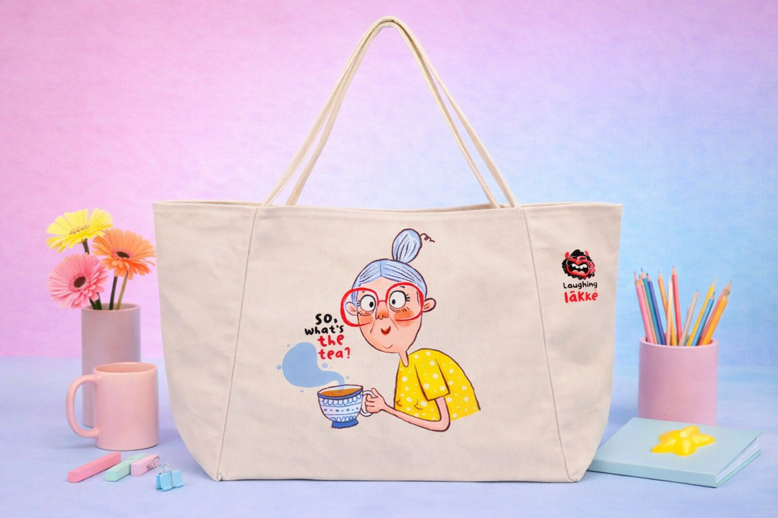The “What’s the Tea?” Tote Bag