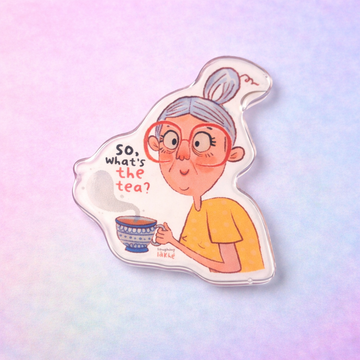 Spill the Tea Mag Nut (Magnet)