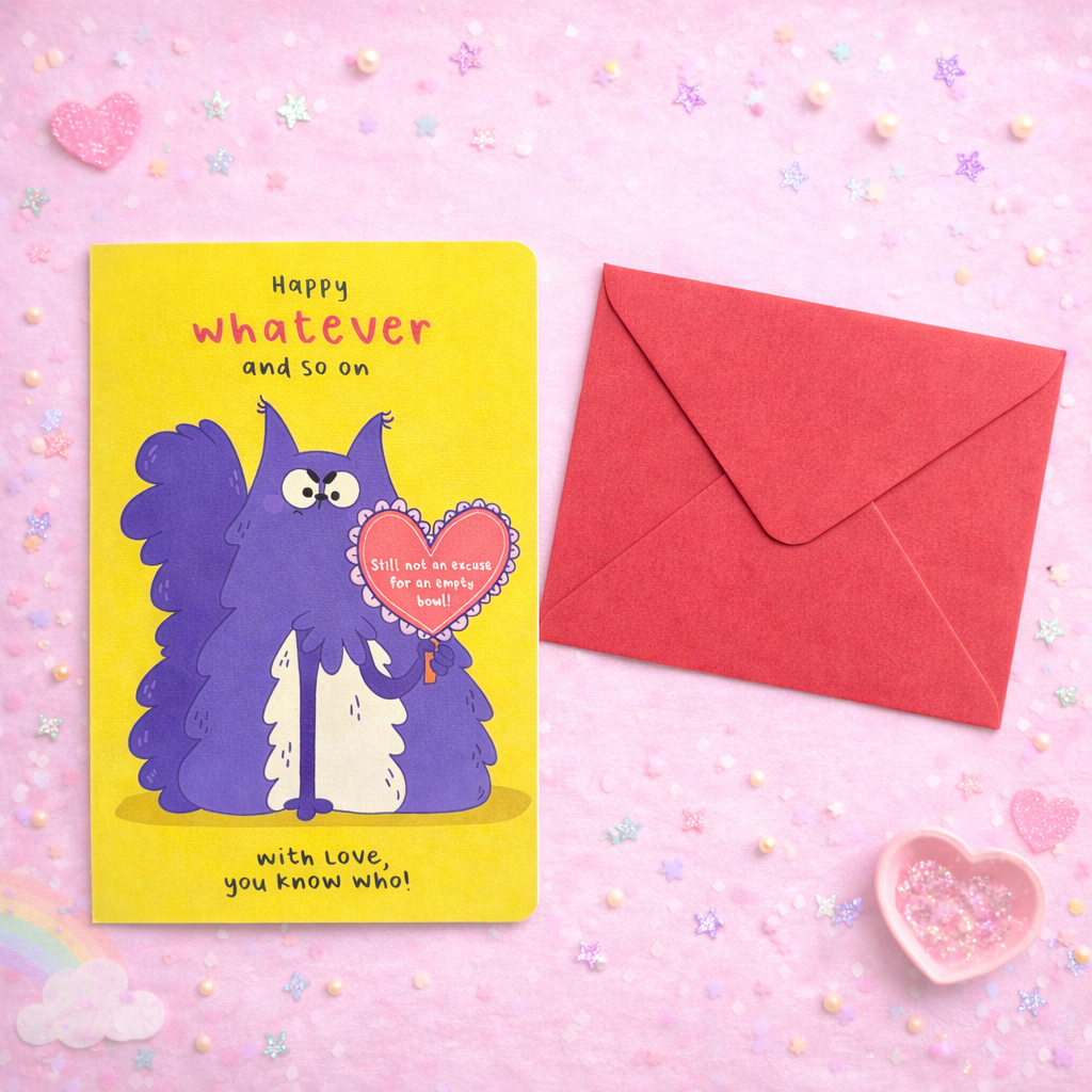 Happy Occassion With Cat Greeting Card