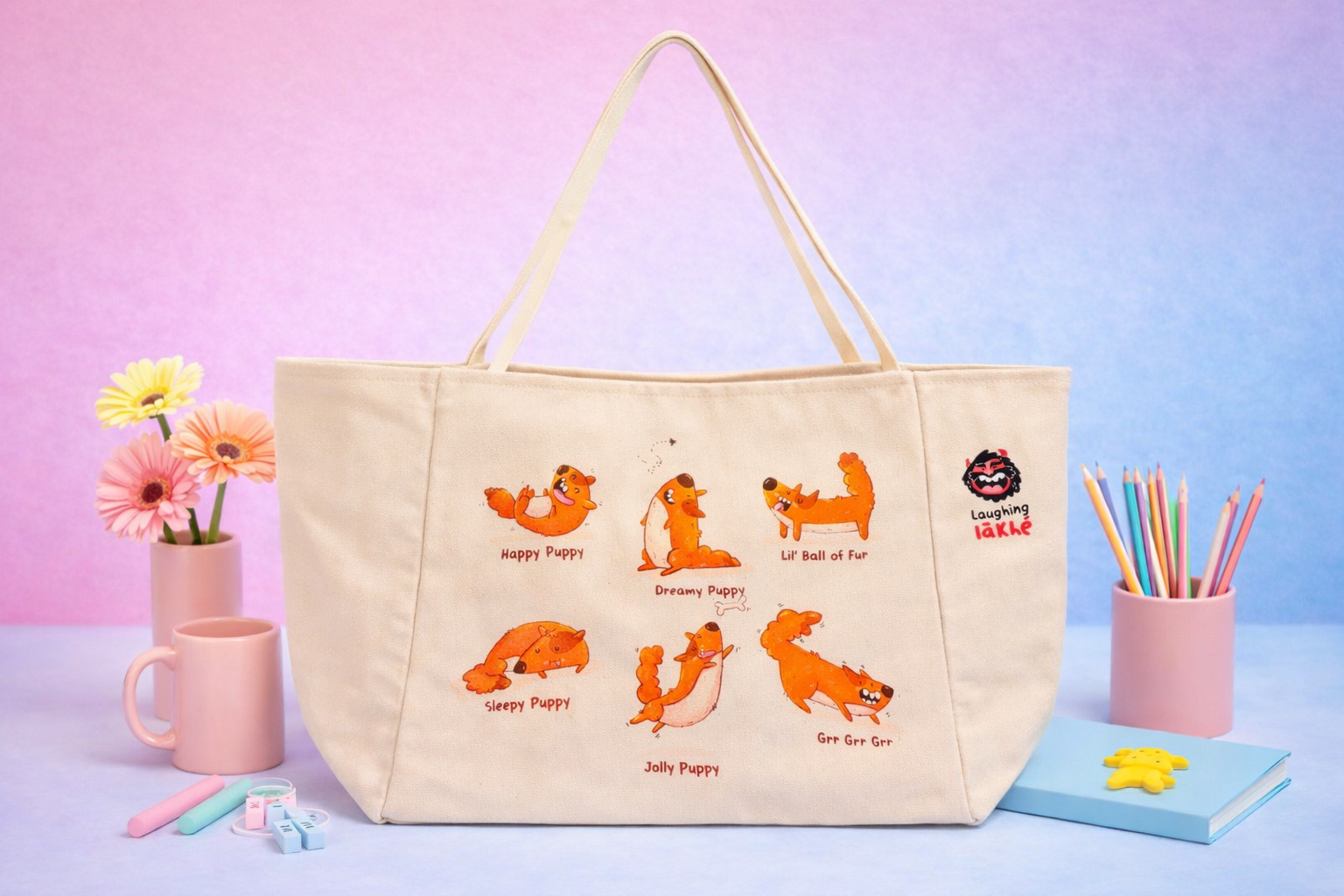 The Puppy Personalities Tote Bag
