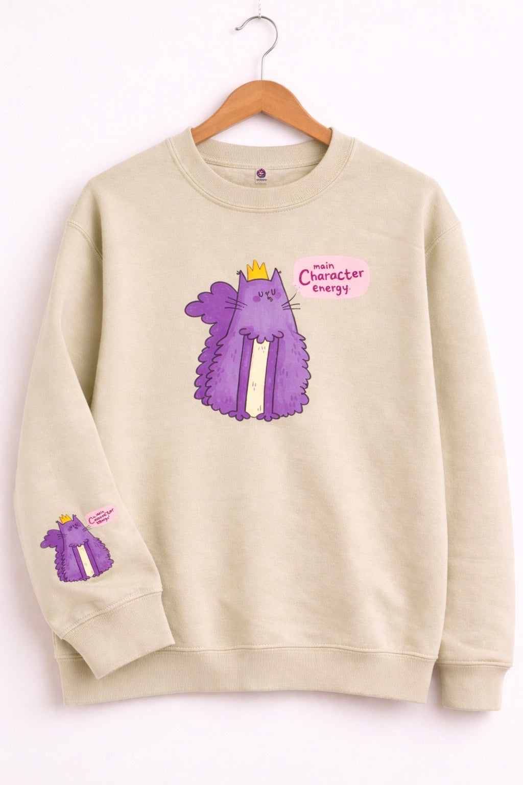 Main Character Energy Cat Sweatshirt