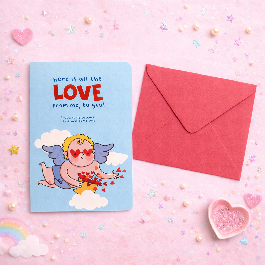 All the Love Greeting Card