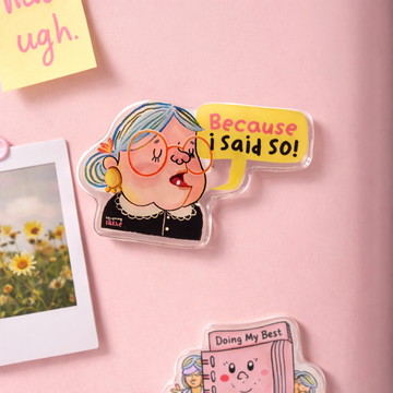 Bossy Nan Mag Nut (Magnet)