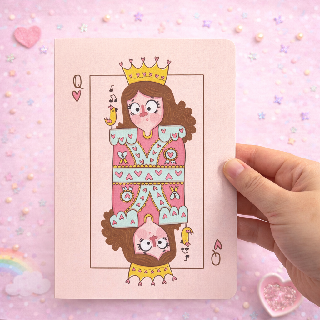 Queen of My Heart Greeting Card